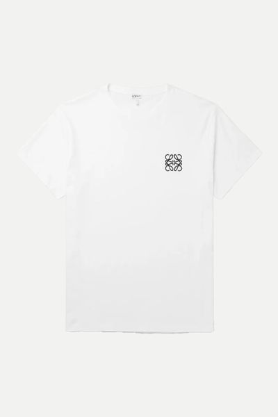 Slim-Fit Logo-Embroidered Cotton-Jersey T-Shirt  from Loewe 