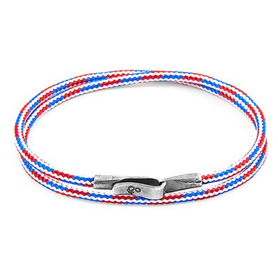 Red White and Blue Liverpool Bracelet from Anchor & Crew