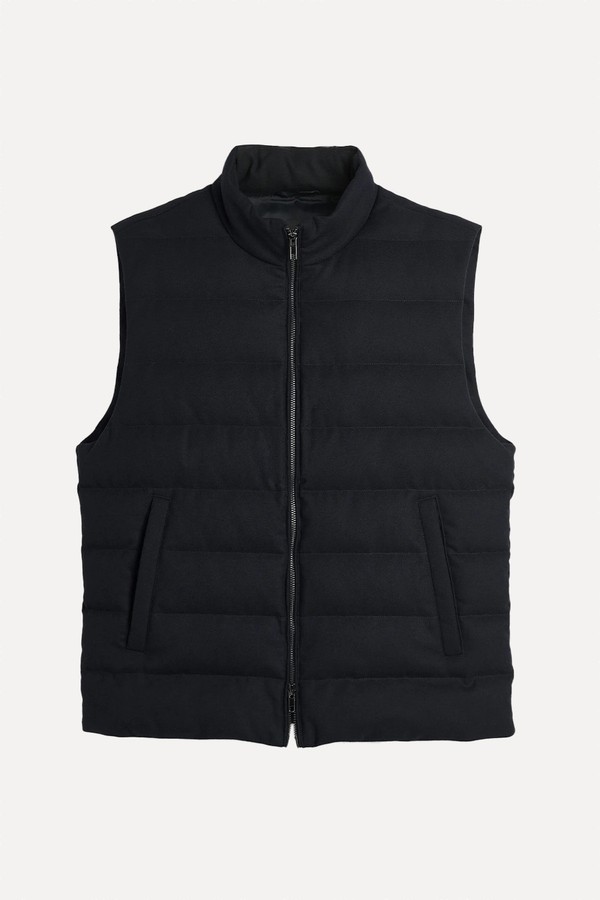 Flannel Gilet from Moss