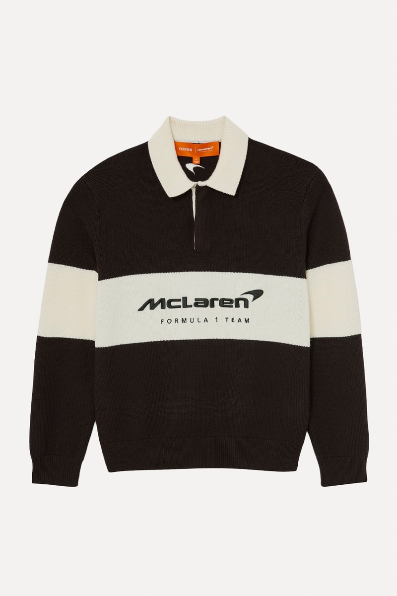 Elson McLaren Racing Rugby Polo Jumper Unisex-Fit