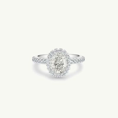 Aura Oval-Shaped Diamond Ring