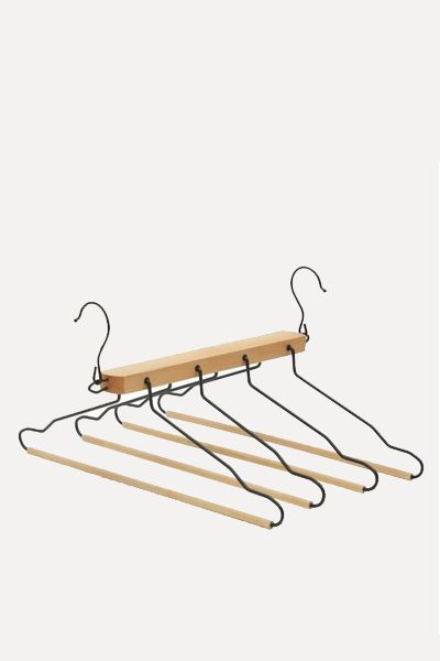 Wooden Black Multi Shirt Hanger  from Dunelm