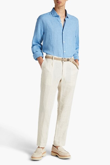 Mélange Slub Linen Shirt, £98 (was £175) | Frescobol Carioca