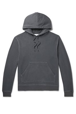 Olivier Garment-Dyed Loopback Cotton Jersey Hoodie from Officine Générale