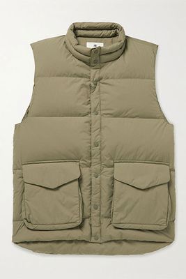 Quilted Recycled Ripstop Down Gilet from Snow Peak