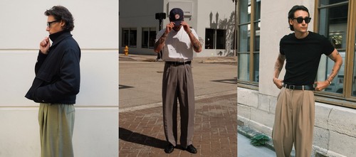 The Round Up: Pleated Trousers  