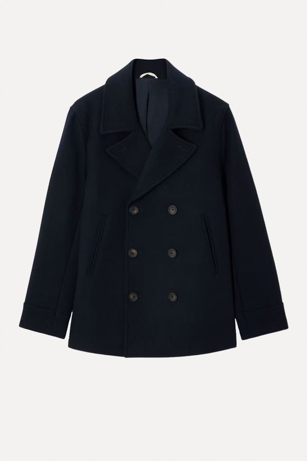 Wool Blend Peacoat from John Lewis