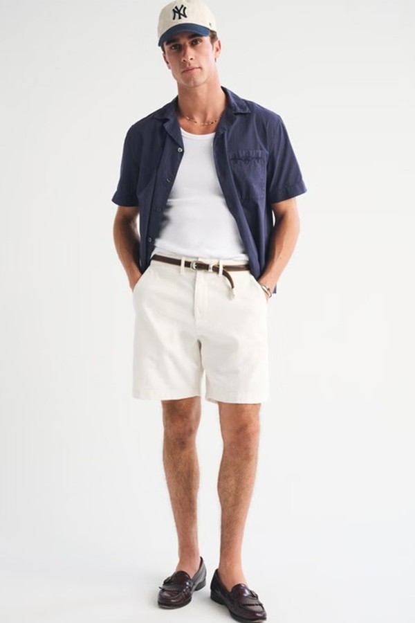 Plainfront Shorts 100% Cotton 