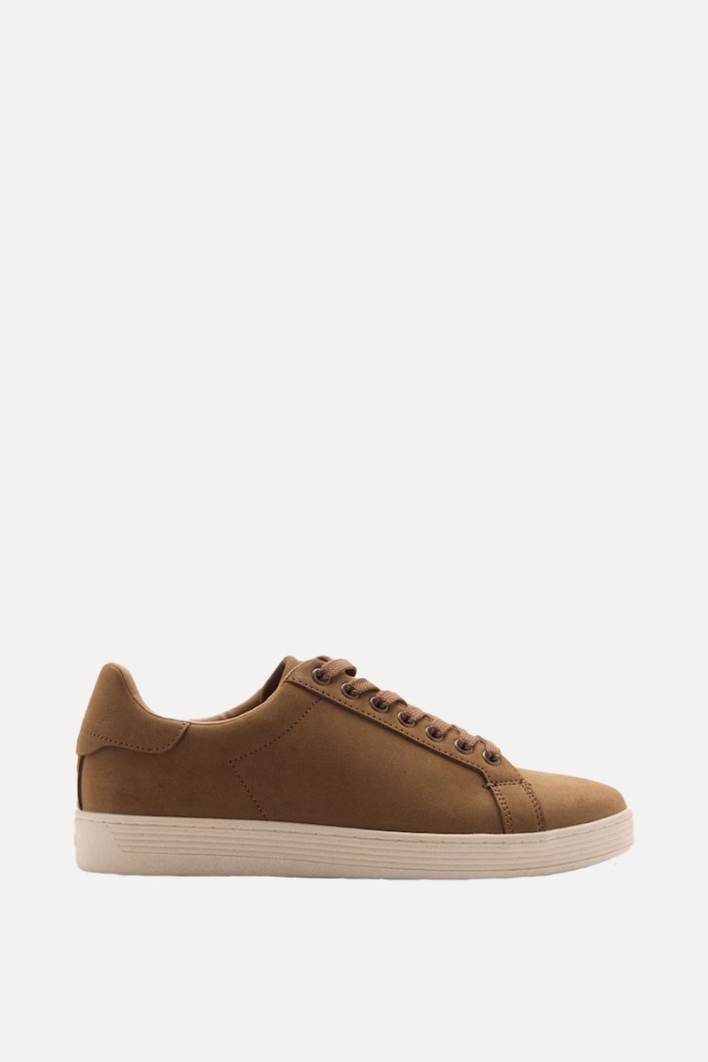 Laces Suede Sneakers from Mango