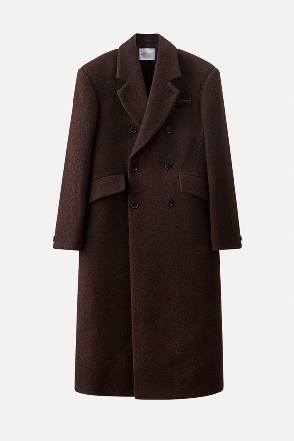 Double-Breasted Wool Coat