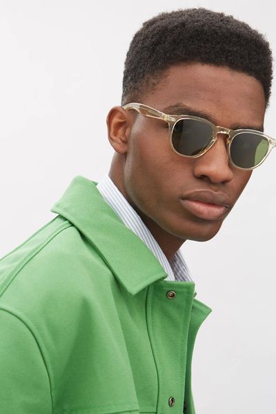 Hampton X D-Frame Acetate Sunglasses from Garrett Leight