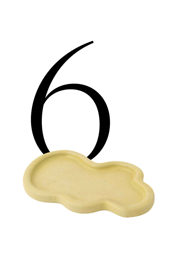 The Wobble Concrete Tray from Smith & Goat