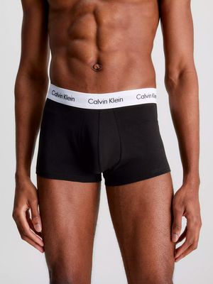 Low Rise Cotton Stretch Trunks, Pack Of 3, £42