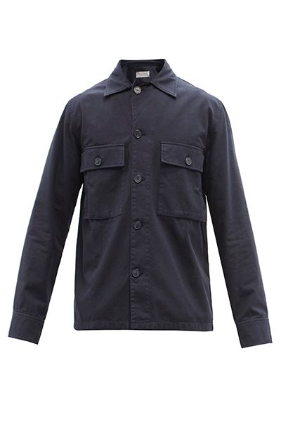 Swan Garment-Dyed Cotton Overshirt from Officine Générale