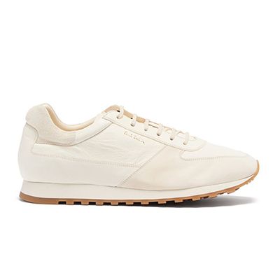 Velo Leather and Suede Trainers from Paul Smith