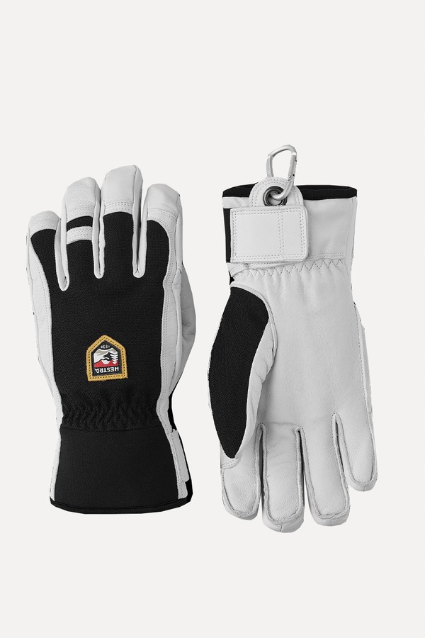 Army Leather Patrol 5-Finger Gloves from Hestra