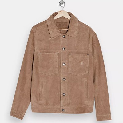 Tan Suede Shacket