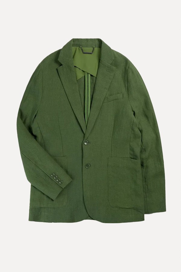 Tailored Linen Blazer