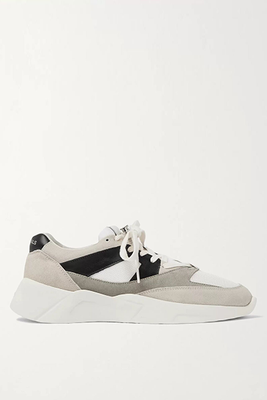 Leather-Trimmed Suede and Mesh Sneakers from Fear OF God