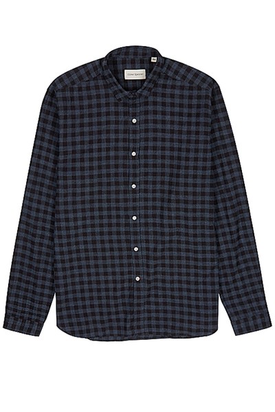 Clerkenwell Checked Brushed Cotton Shirt from Oliver Spencer