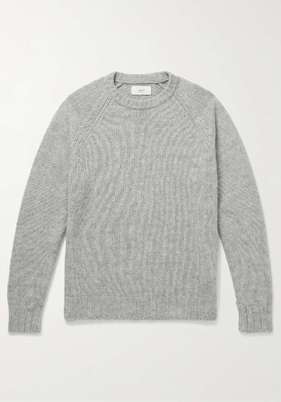 Ribbed-Knit Sweater