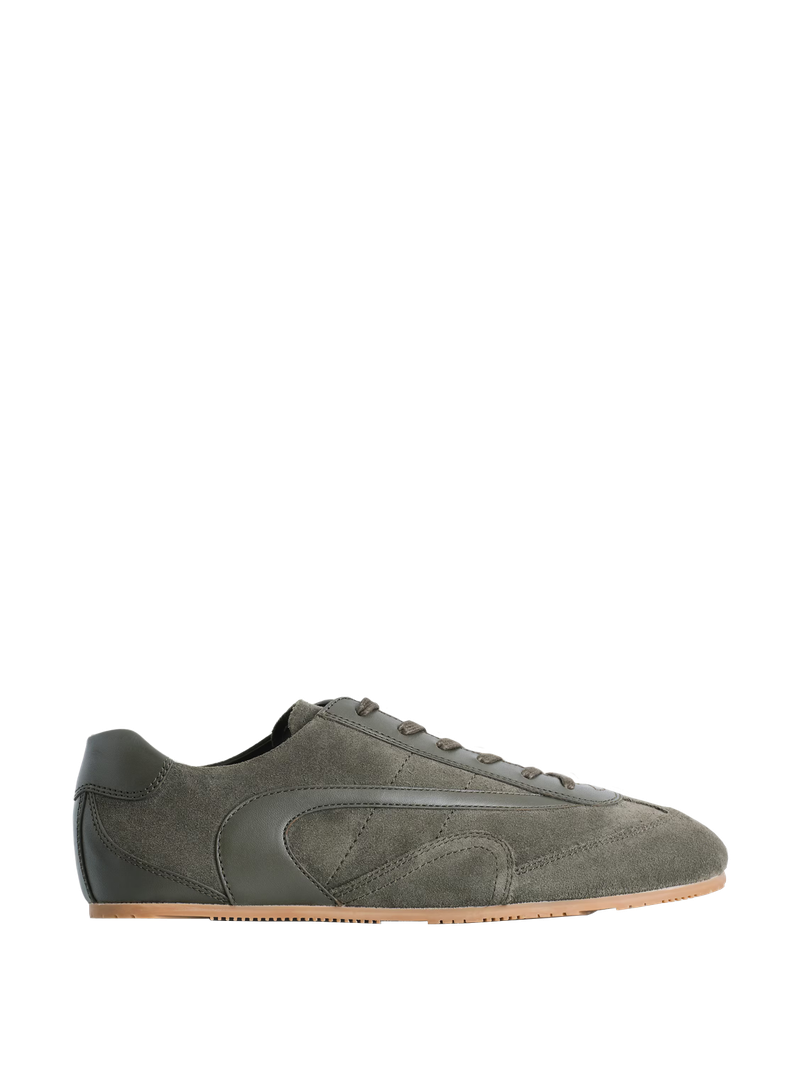 Minimal Suede Trainers 