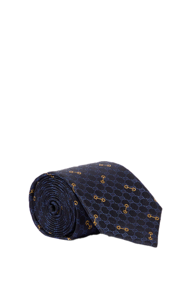 Horsebit Silk Tie from Gucci