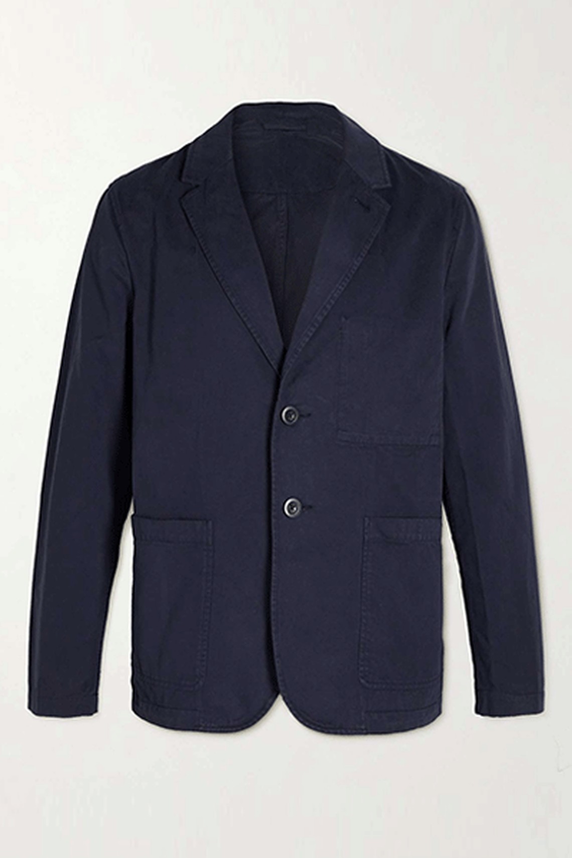 Garment-Dyed Organic Cotton-Twill Blazer from MR P.