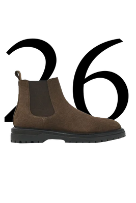 Split Suede Chelsea Boots from Massimo Dutti