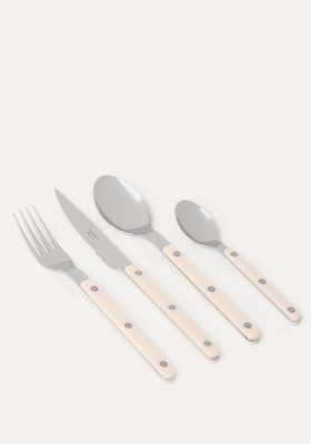 Set Of Four Bistrot Stainless-Steel & Acrylic Cutlery from Sabre