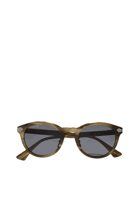 Round-Frame Acetate Sunglasses from Saint Laurent