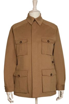Heavy Drill Cotton Travel Jacket from Anderson & Sheppard