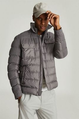 Eren Quilted Jacket from Reiss