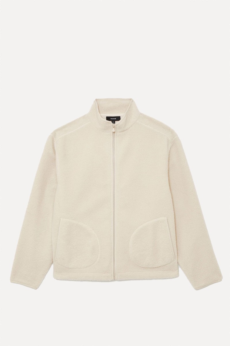 Toscana Fleece Zip-Through Jacket from Reiss