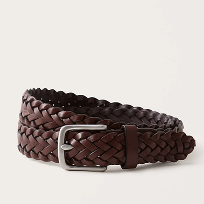 Braided Leather Belt  from Ambercrombie & Fitch