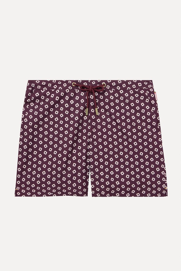 Bulldog Straight-Leg Mid-Length Printed Recycled Swim Shorts from Orlebar Brown