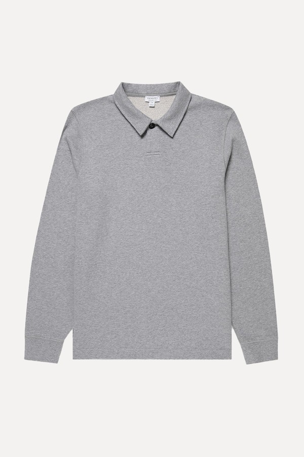 Loopback Polo Sweatshirt from Sunspel