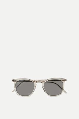D-Frame Recycled-Acetate Sunglasses from SAINT LAURENT