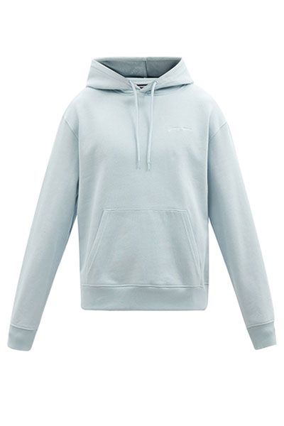 Logo Embroidered Organic-Cotton Hooded Sweatshirt from Jacquemus
