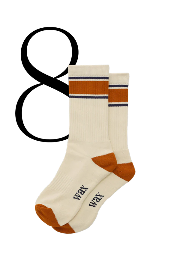 Running Stripe Sports Socks from Wax