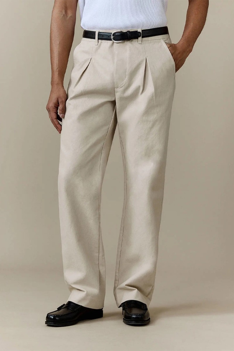 Seb Inverted Pleat Trousers from Percival