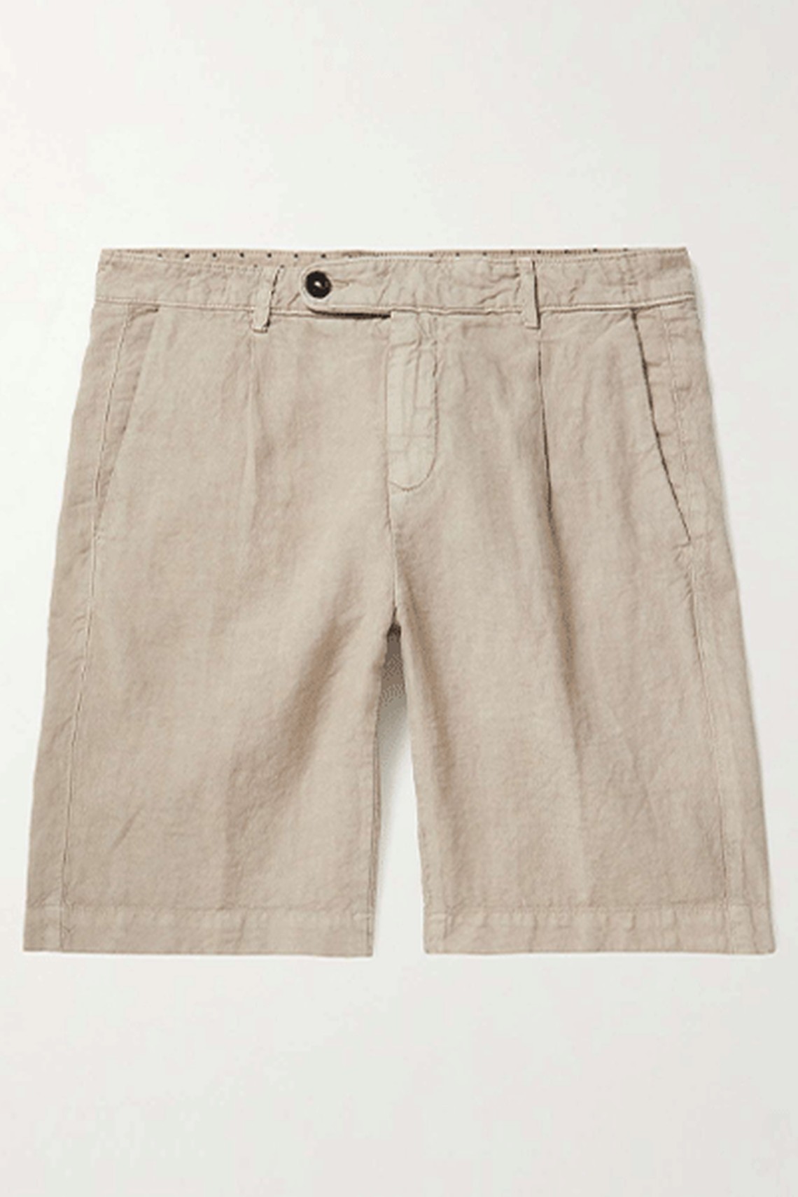 Straight-Leg Linen Shorts from Massimo Alba