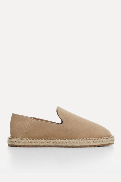 Jute Suede Espadrilles from Mango