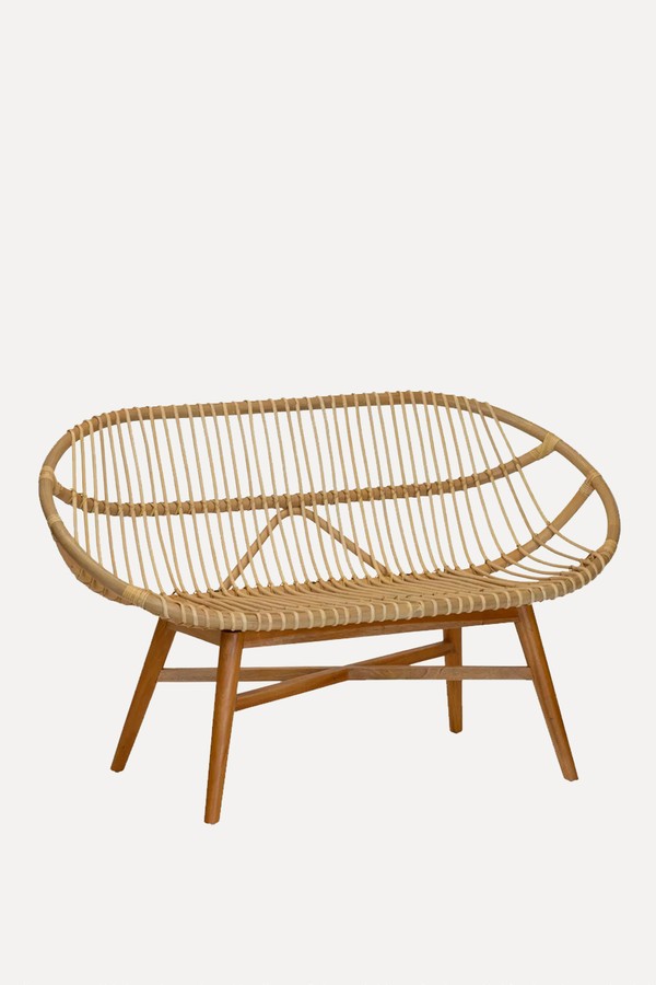 Emile Rattan Bench from Anthropologie