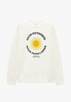 Pétanque Print Sweatshirt from Zara