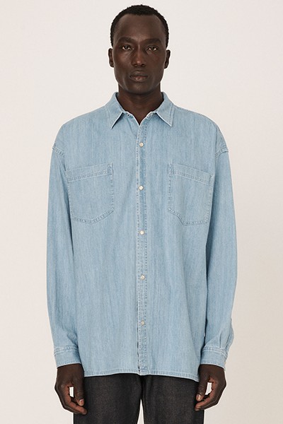 Slacker Bleached Cotton Shirt from YMC