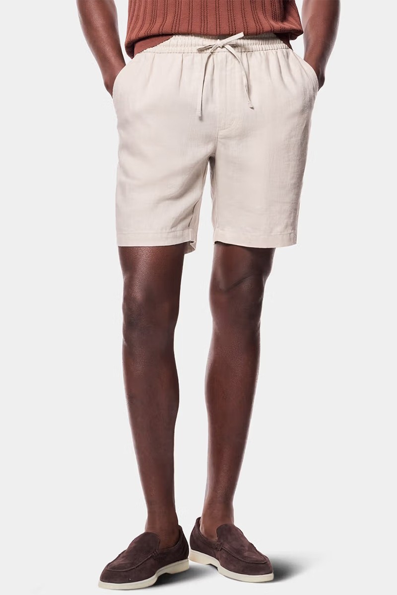 Linen Drawstring Shorts