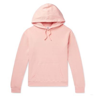 Logo Print Loopback Cotton Jersey Hoodie from Les Girls Les Boys