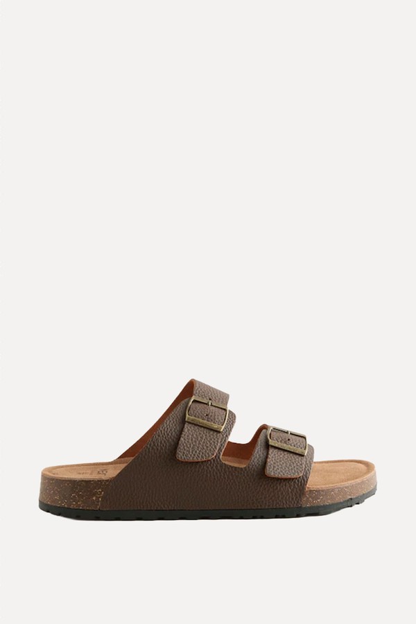 Leather Two Buckle Sandals from Next