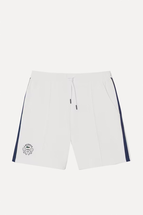 Ultra Dry Badge Accent Tennis Heritage Shorts from Lacoste